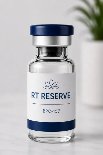 BPC-157 vial, RT Reserve labelled